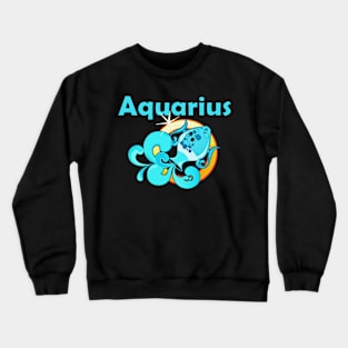 Aquarius Zodiac sign Crewneck Sweatshirt